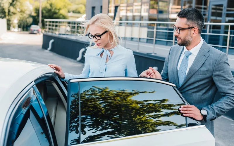 Chauffeur Opening Door